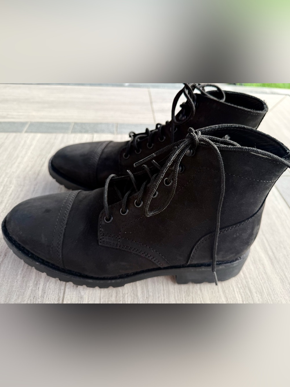 Thursday Boot Co Men's Captain StormKing Boots Matte Black Leather Size 8.5 US
